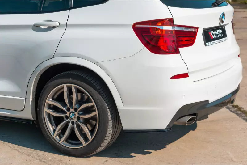 Maxton Design Diffusor Flaps für BMW X3 F25 M Paket Facelift Hochglanz schwarz – Ansicht 2