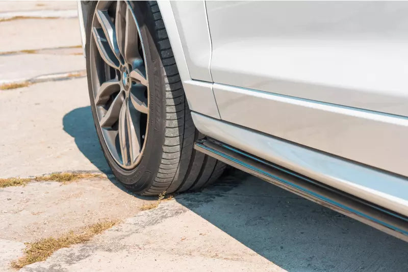 Maxton Design Seitenschweller (Paar) für BMW X3 F25 M Paket Facelift Hochglanz schwarz – Ansicht 4
