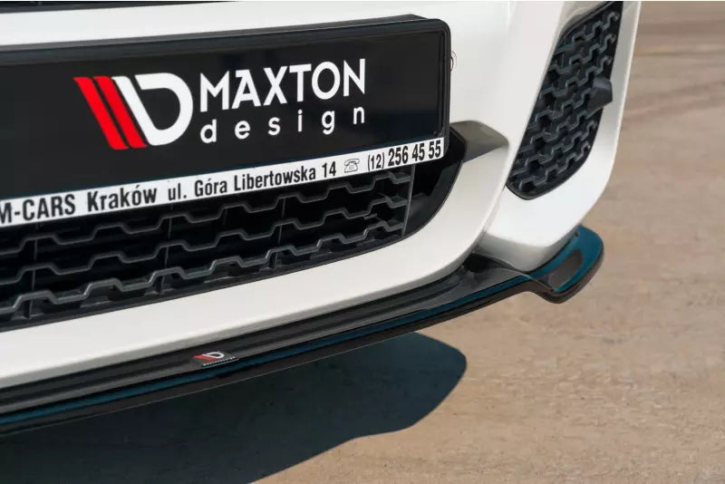 Maxton Design Frontlippe für BMW X3 F25 M Paket Facelift Hochglanz schwarz – Ansicht 3