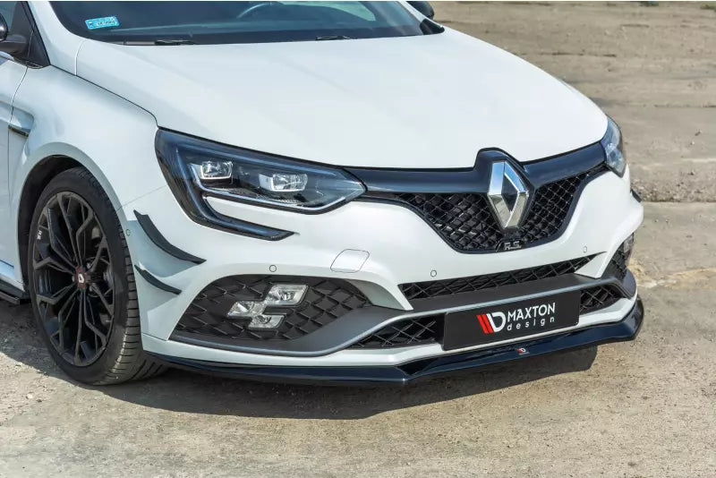 Maxton Design Frontlippe V.2 für Renault Megane 4 RS Hochglanz schwarz – Ansicht 1