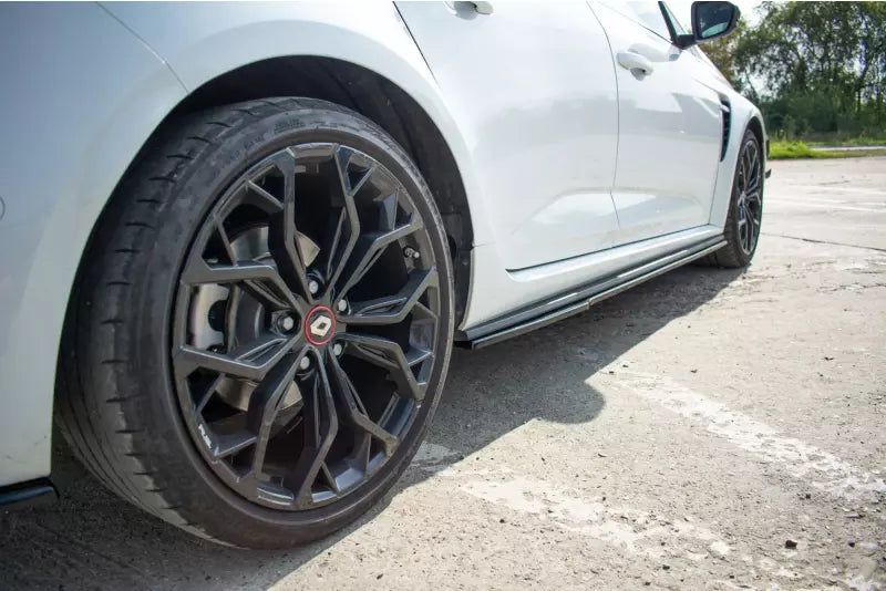 Maxton Design Seitenschweller (Paar) für Renault Megane 4 RS Hochglanz schwarz – Ansicht 2