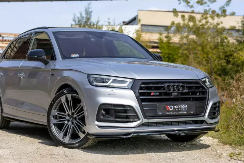 Maxton Design Frontlippe für Audi SQ5 / Q5 S-Line FY Hochglanz schwarz – Ansicht 1