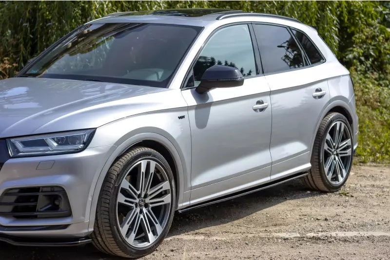 Maxton Design Seitenschweller (Paar) für Audi SQ5 / Q5 S-Line FY Hochglanz schwarz – Ansicht 1
