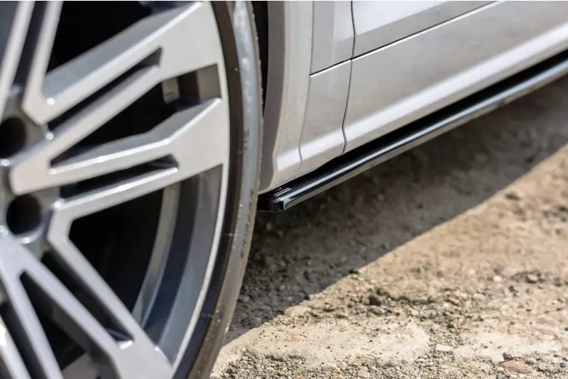 Maxton Design Seitenschweller (Paar) für Audi SQ5 / Q5 S-Line FY Hochglanz schwarz – Ansicht 3