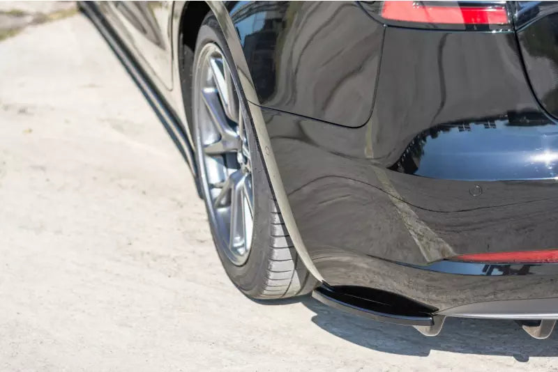 Maxton Design Diffusor Flaps V.1 für Tesla Model 3 Hochglanz schwarz – Ansicht 1