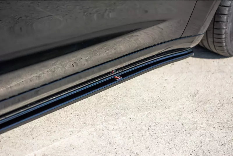 Maxton Design Seitenschweller (Paar) für Diffusor Tesla Model 3 Hochglanz schwarz – Ansicht 3