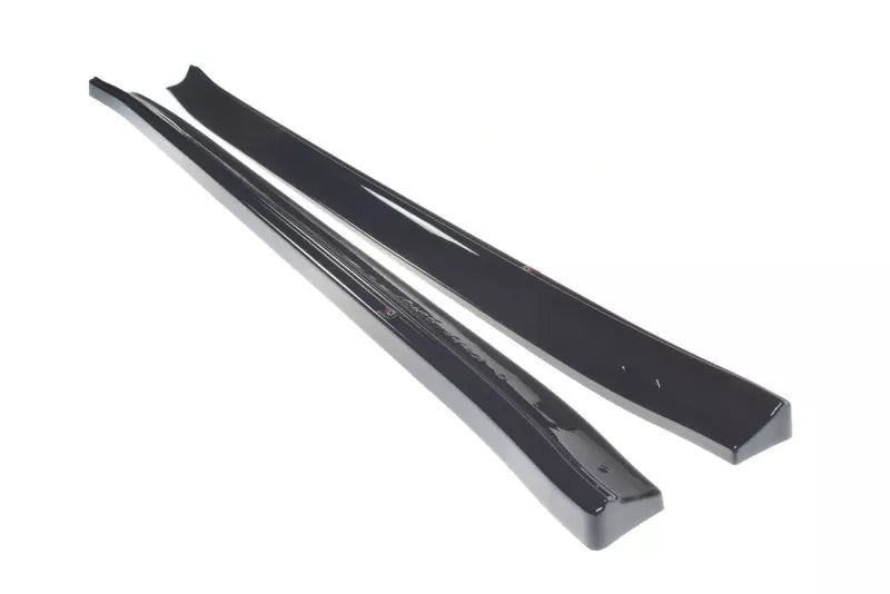 Maxton Design Seitenschweller (Paar) für Diffusor Tesla Model 3 Hochglanz schwarz – Ansicht 4