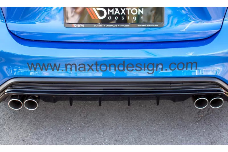 Maxton Design Heckdiffusor V.2 für Ford Focus ST-Line Mk4 Hochglanz schwarz – Ansicht 3
