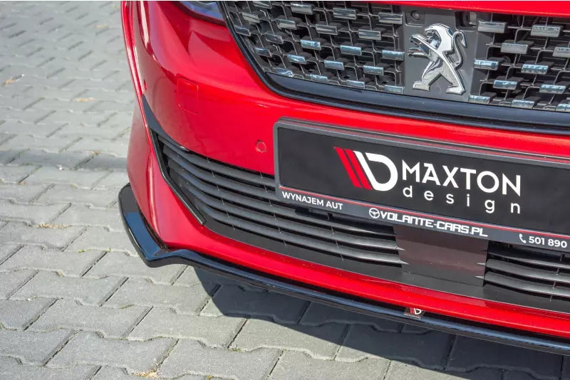 Maxton Design Frontlippe V.1 für Peugeot 508 II Hochglanz schwarz – Ansicht 3