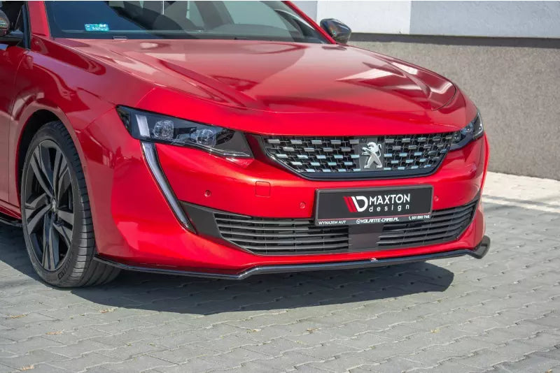 Maxton Design Frontlippe V.1 für Peugeot 508 II Hochglanz schwarz – Ansicht 4