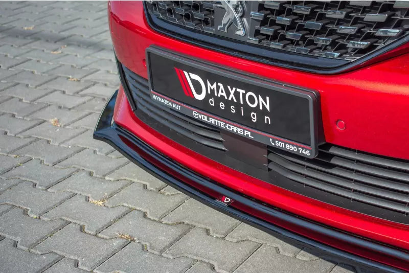 Maxton Design Frontlippe V.2 für Peugeot 508 II Hochglanz schwarz – Ansicht 2