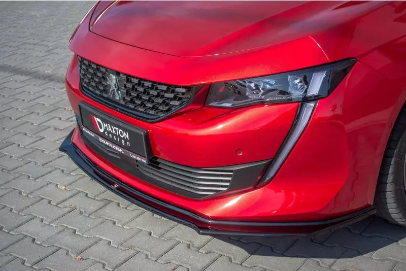 Maxton Design Frontlippe V.2 für Peugeot 508 II Hochglanz schwarz – Ansicht 3