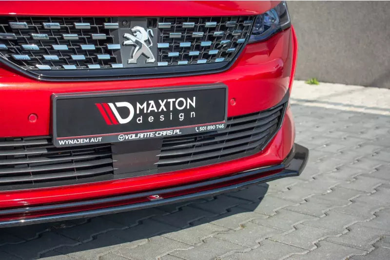 Maxton Design Frontlippe V.2 für Peugeot 508 II Hochglanz schwarz – Ansicht 4