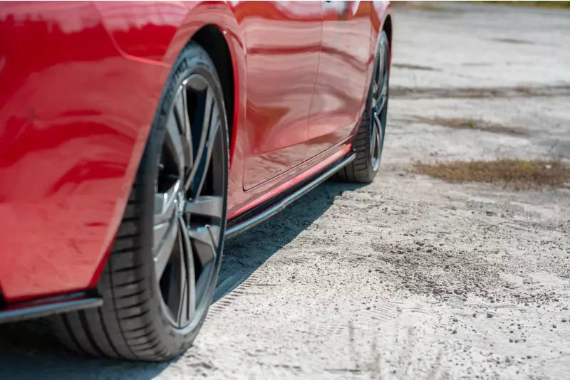 Maxton Design Seitenschweller (Paar) für Diffusor Peugeot 508 II Hochglanz schwarz – Ansicht 1