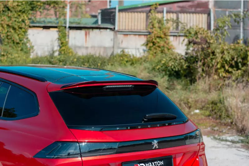 Maxton Design Heckspoiler Lippe für Peugeot 508 II SW Hochglanz schwarz – Ansicht 4