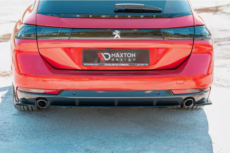 Maxton Design Heckdiffusor für Peugeot 508 II SW Hochglanz schwarz – Ansicht 1