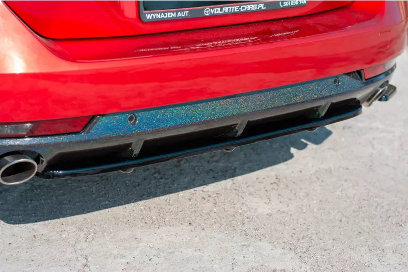 Maxton Design Heckdiffusor DTM Look für Peugeot 508 II SW Hochglanz schwarz – Ansicht 1