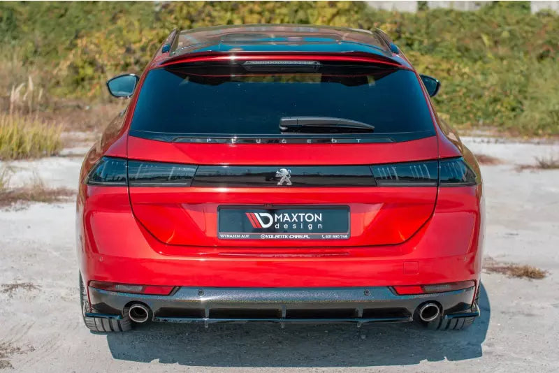 Maxton Design Heckdiffusor DTM Look für Peugeot 508 II SW Hochglanz schwarz – Ansicht 2