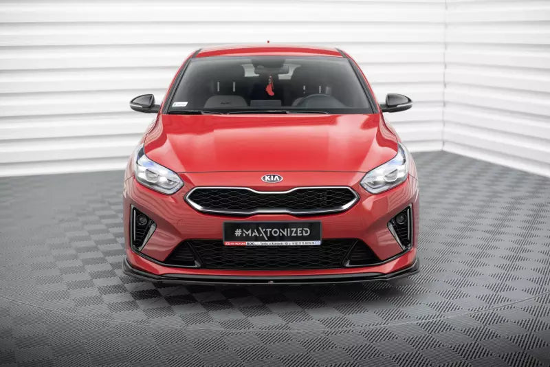 Maxton Design Frontlippe V.1 für Kia ProCeed GT Mk3 Hochglanz schwarz – Ansicht 2