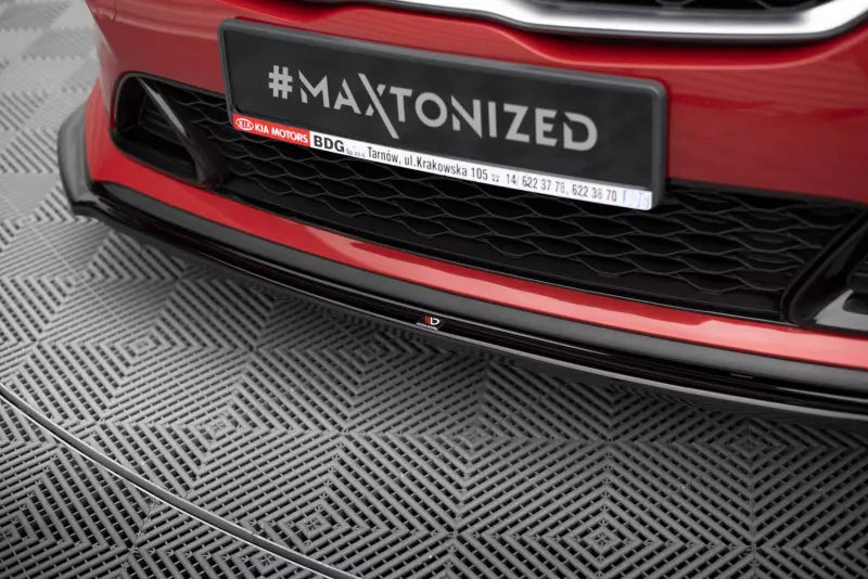 Maxton Design Frontlippe V.1 für Kia ProCeed GT Mk3 Hochglanz schwarz – Ansicht 3