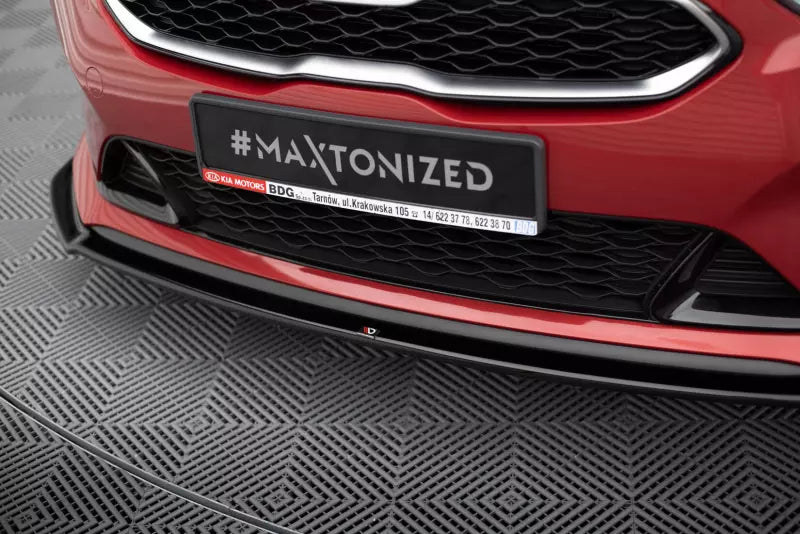Maxton Design Frontlippe V.2 für Kia ProCeed GT Mk3 Hochglanz schwarz – Ansicht 2