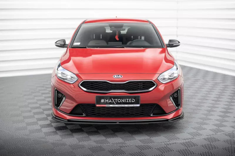 Maxton Design Frontlippe V.3 für Kia ProCeed GT Mk3 Hochglanz schwarz – Ansicht 2
