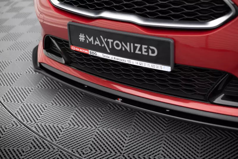 Maxton Design Frontlippe V.3 für Kia ProCeed GT Mk3 Hochglanz schwarz – Ansicht 3