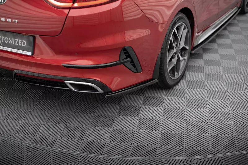 Maxton Design Diffusor Flaps für Kia ProCeed GT Mk3 Hochglanz schwarz – Ansicht 1