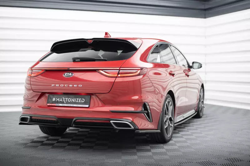 Maxton Design Diffusor Flaps für Kia ProCeed GT Mk3 Hochglanz schwarz – Ansicht 2