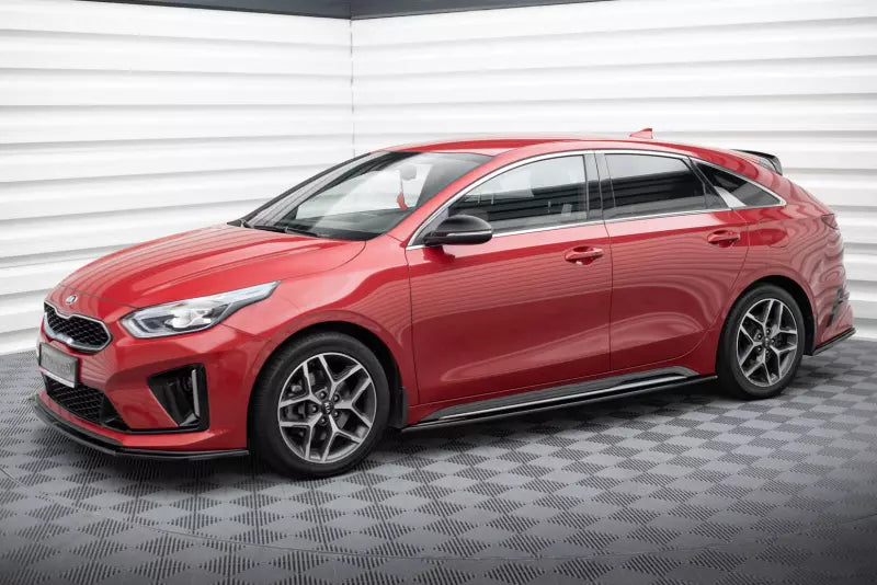 Maxton Design Seitenschweller (Paar) für Diffusor Kia ProCeed GT Mk3 Hochglanz schwarz – Ansicht 3