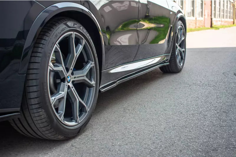 Maxton Design Seitenschweller (Paar) für BMW X5 G05 M Paket Hochglanz schwarz – Ansicht 3