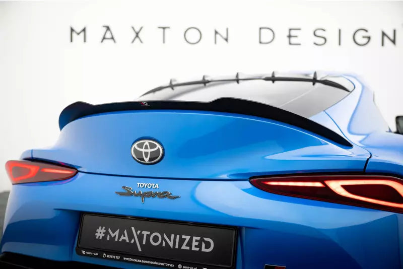 Maxton Design Heckspoiler Lippe für Toyota Supra Mk5 Hochglanz schwarz – Ansicht 1