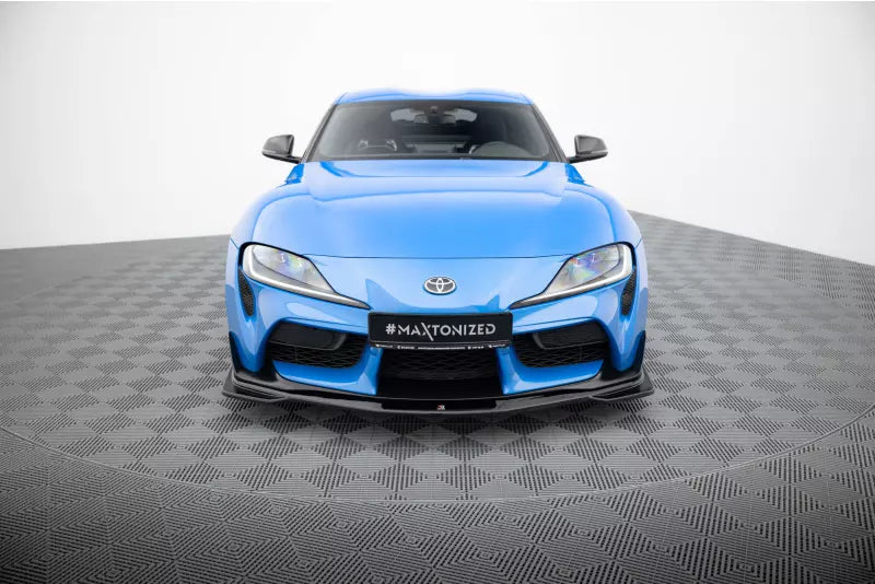 Maxton Design Frontlippe V.1 für Toyota Supra Mk5 Hochglanz schwarz – Ansicht 2