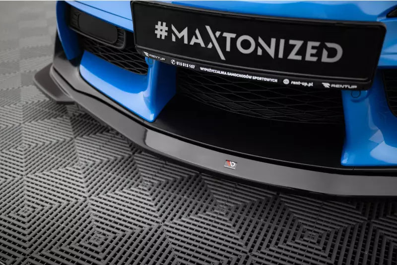 Maxton Design Frontlippe V.1 für Toyota Supra Mk5 Hochglanz schwarz – Ansicht 3