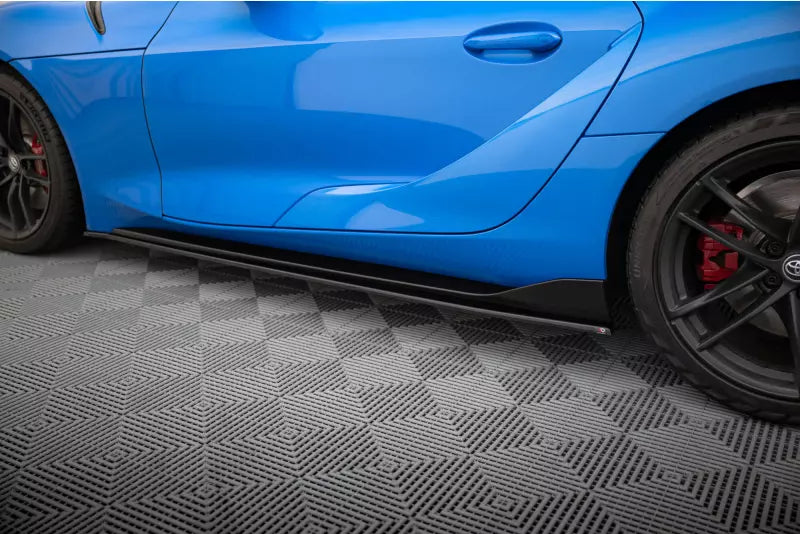 Maxton Design Seitenschweller (Paar) für Diffusor V.1 Toyota Supra Mk5 Hochglanz schwarz – Ansicht 3