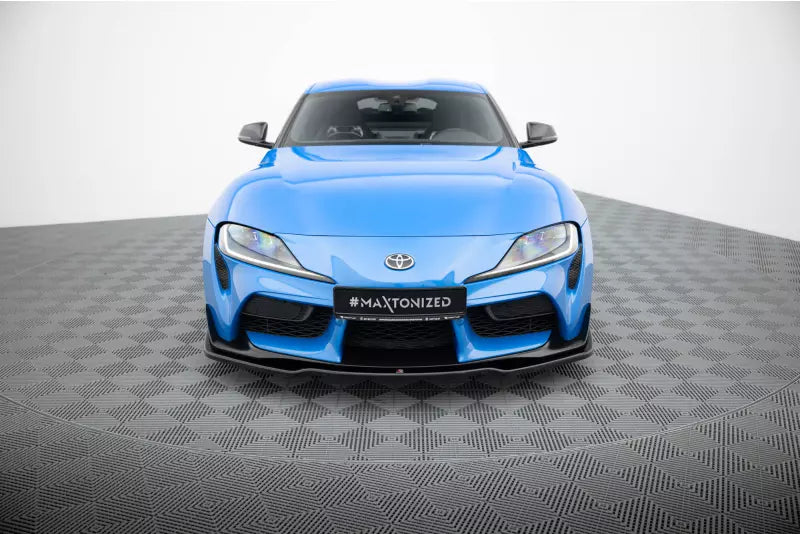 Maxton Design Frontlippe V.2 für Toyota Supra Mk5 Hochglanz schwarz – Ansicht 2