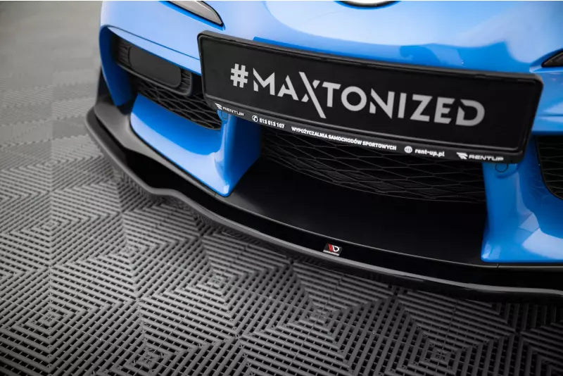 Maxton Design Frontlippe V.2 für Toyota Supra Mk5 Hochglanz schwarz – Ansicht 3