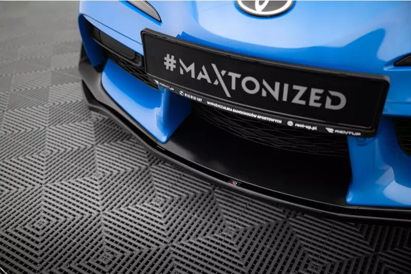 Maxton Design Frontlippe V.3 für Toyota Supra Mk5 Hochglanz schwarz – Ansicht 4