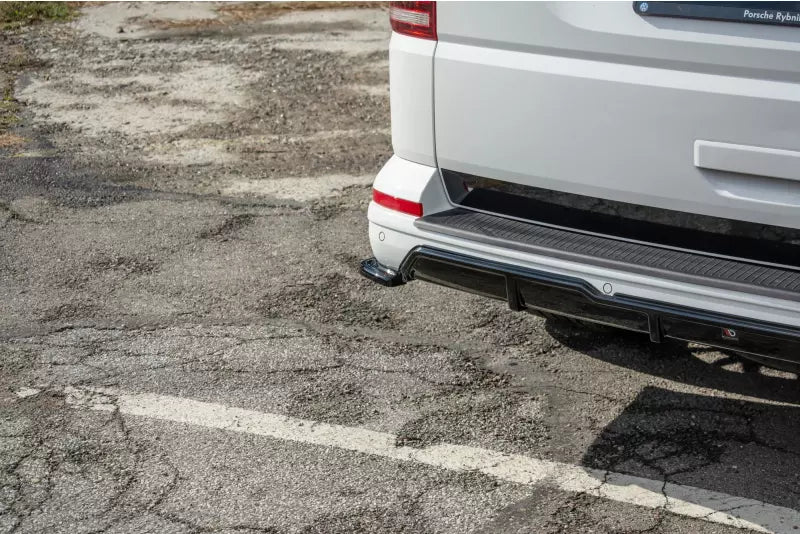 Maxton Design Diffusor Flaps für VW T6 Hochglanz schwarz – Ansicht 2
