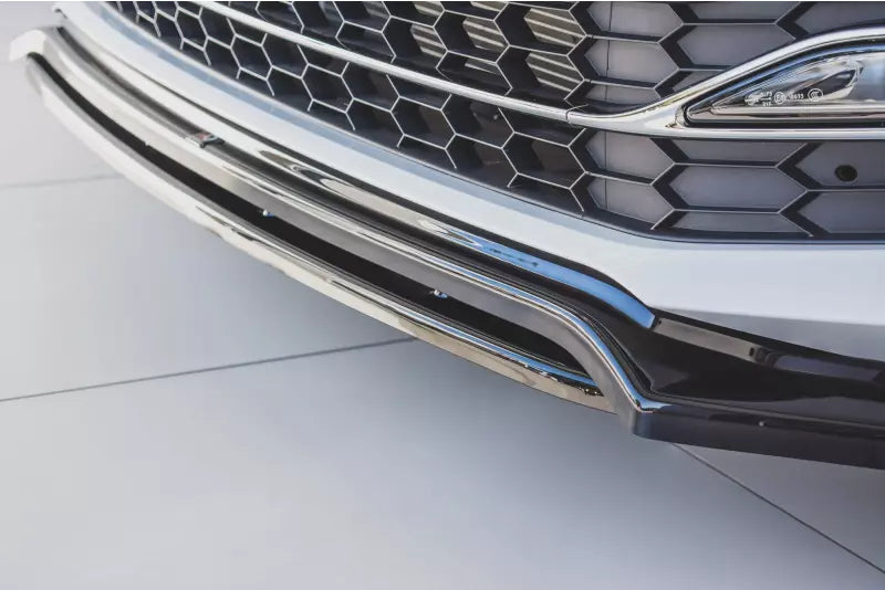 Maxton Design Frontlippe V.3 für Skoda Superb 3 III 3V Facelift Hochglanz schwarz – Ansicht 4
