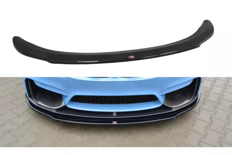 Maxton Design Frontlippe für BMW M4 F82 M-performance Hochglanz schwarz – Ansicht 2