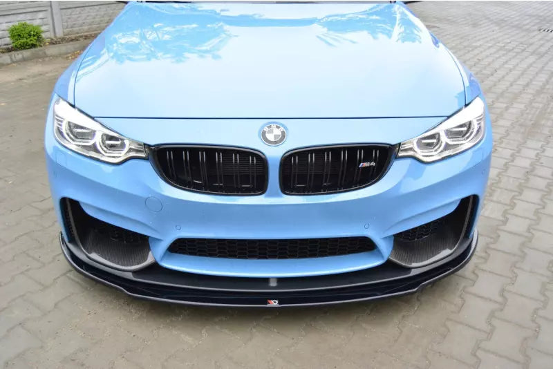 Maxton Design Frontlippe für BMW M4 F82 M-performance Hochglanz schwarz – Ansicht 3