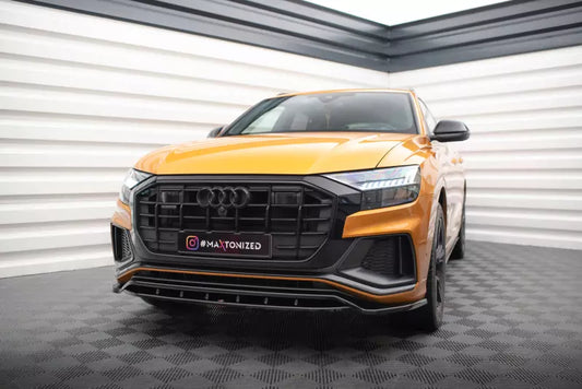 Maxton Design Frontlippe für Audi SQ8 / Q8 S-Line Hochglanz schwarz – Ansicht 1