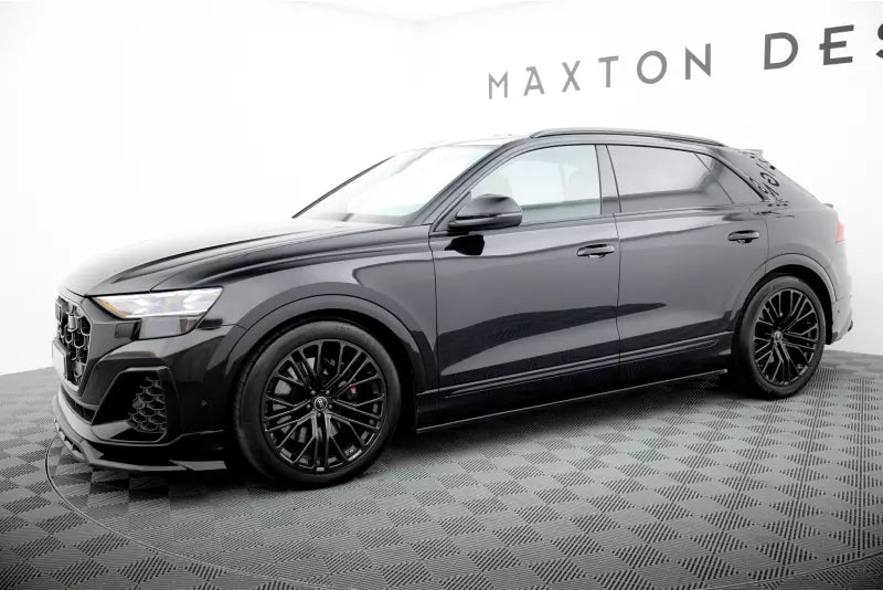 Maxton Design Seitenschweller (Paar) für Audi Q8 S-Line Hochglanz schwarz – Ansicht 2