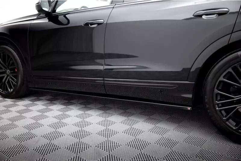 Maxton Design Seitenschweller (Paar) für Audi Q8 S-Line Hochglanz schwarz – Ansicht 3