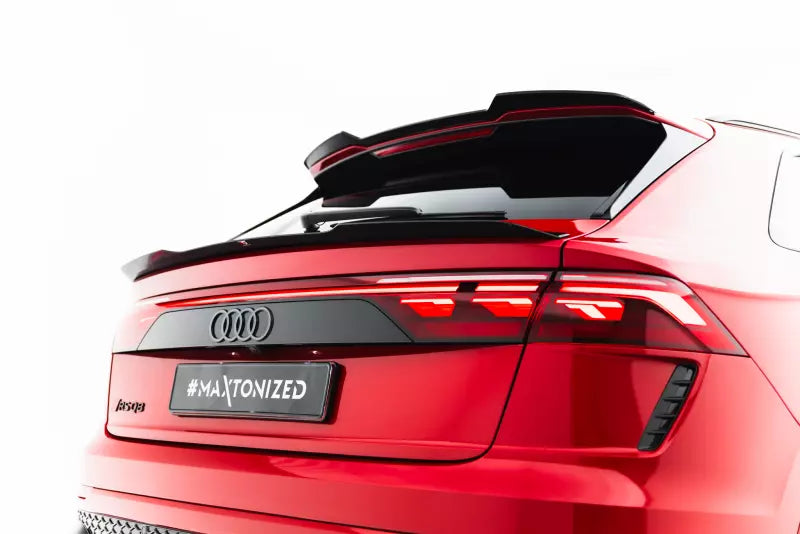 Maxton Design Heckspoiler Lippe V.2 (unten) für Audi Q8 S-Line Hochglanz schwarz – Ansicht 1