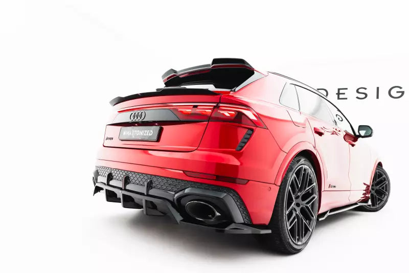 Maxton Design Heckspoiler Lippe V.2 (unten) für Audi Q8 S-Line Hochglanz schwarz – Ansicht 4