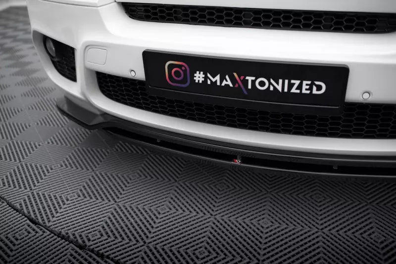 Maxton Design Frontlippe für BMW X5 E70 M-Paket Facelift Hochglanz schwarz – Ansicht 3