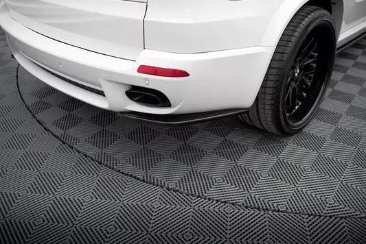 Maxton Design Diffusor Flaps für BMW X5 E70 M Paket Facelift Hochglanz schwarz – Ansicht 1
