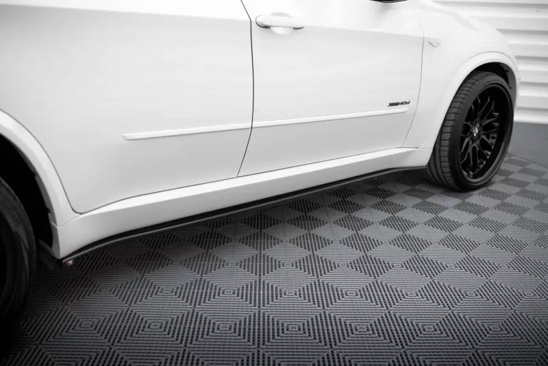 Maxton Design Seitenschweller (Paar) für BMW X5 E70 M Paket Facelift Hochglanz schwarz – Ansicht 1